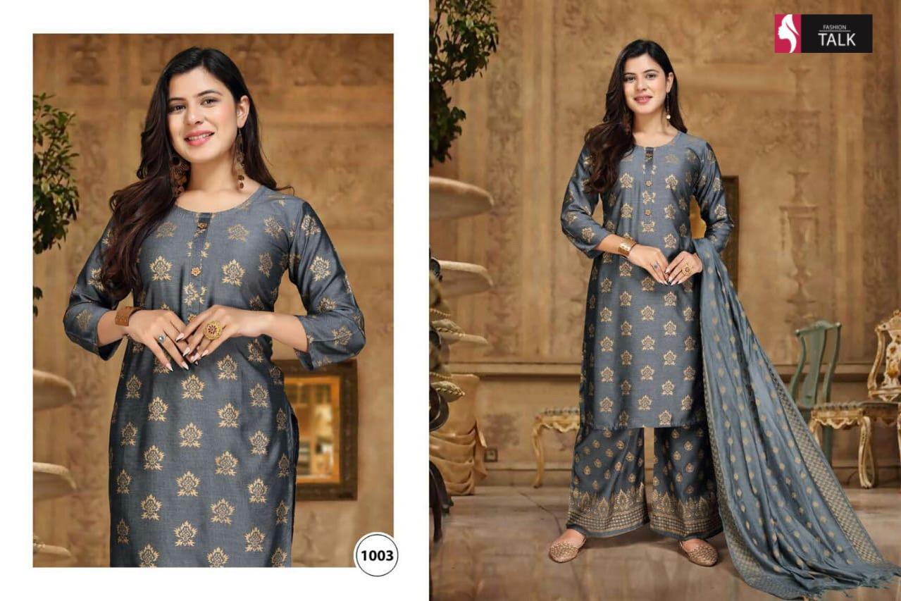 Ft Sky Rayon Latest Designer Fancy Festive Wear Printed Rayon Ready Made Collection
