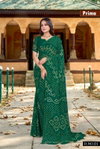 Prima Weightless Georgette Bandhani Sarees Wholesale Market In India