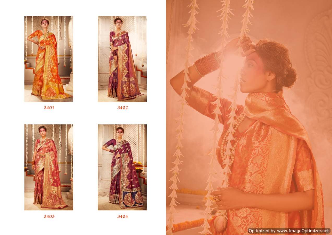 Monjolika Mira Silk Latest Designer Banarasi Silk Festive Wear Saree Collection 