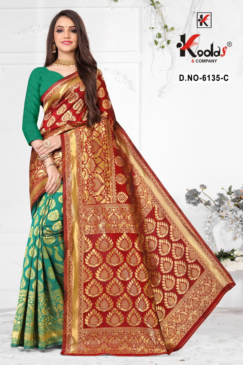 Suzuki 6135 Casual Wear Silk Designer Fancy Sarees Collection
