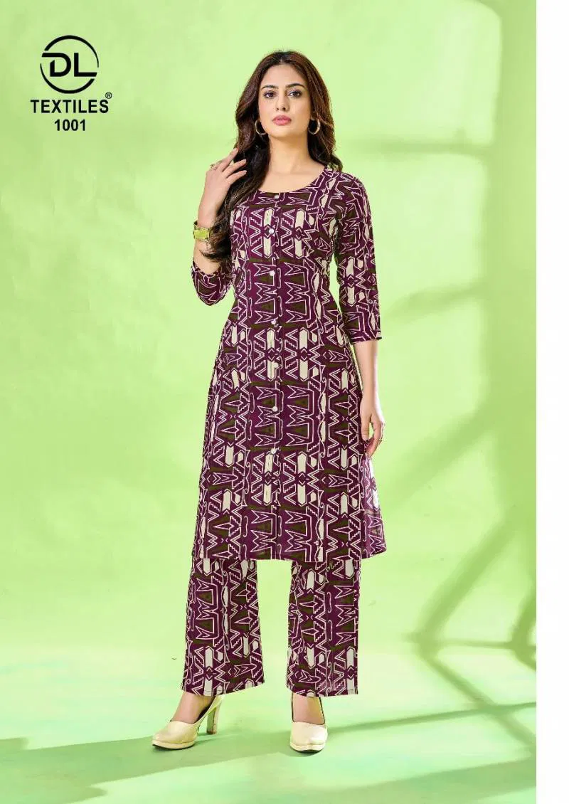 A Line Vol 1 By Dl Casual Wear Cotton Printed Co Ord Sets Suppliers In India