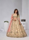Chiku Colour Banarsi Silk Lahenga With Blouse And Dupatta Wholesale In India Kf 2151
