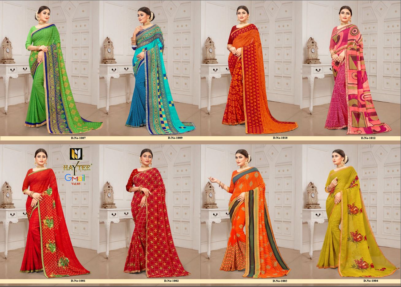 Haytee Gmail 85 Latest Collection Of Dani Printed Daily Wear Saree 