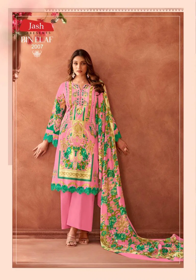 Bin Elaf Vol 2 By Jash Cotton Printed Surat Dress Material Wholesale Market