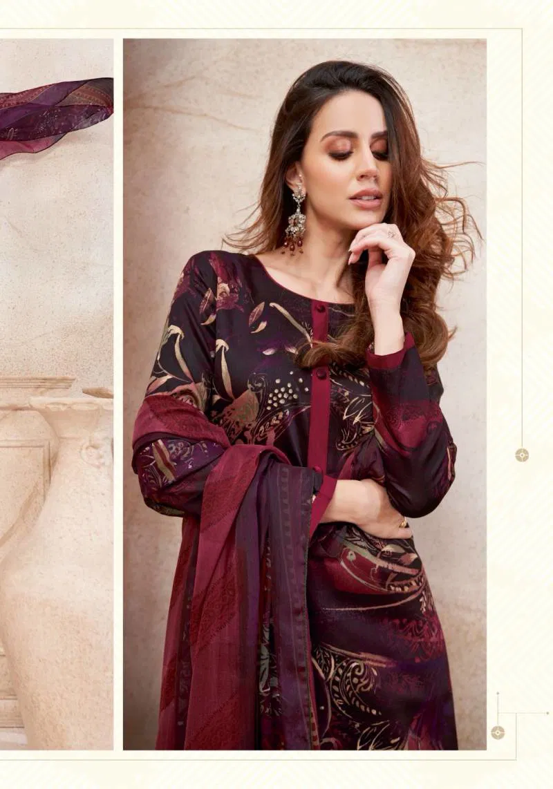 Naishaa Vol 47 By Suryajyoti Jam Satin Dress Material Wholesalers In Delhi