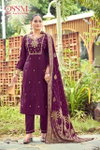 Monalisa Vol 7 By Ossm Roman Silk Wholesale Kurti With Bottom Dupatta In India