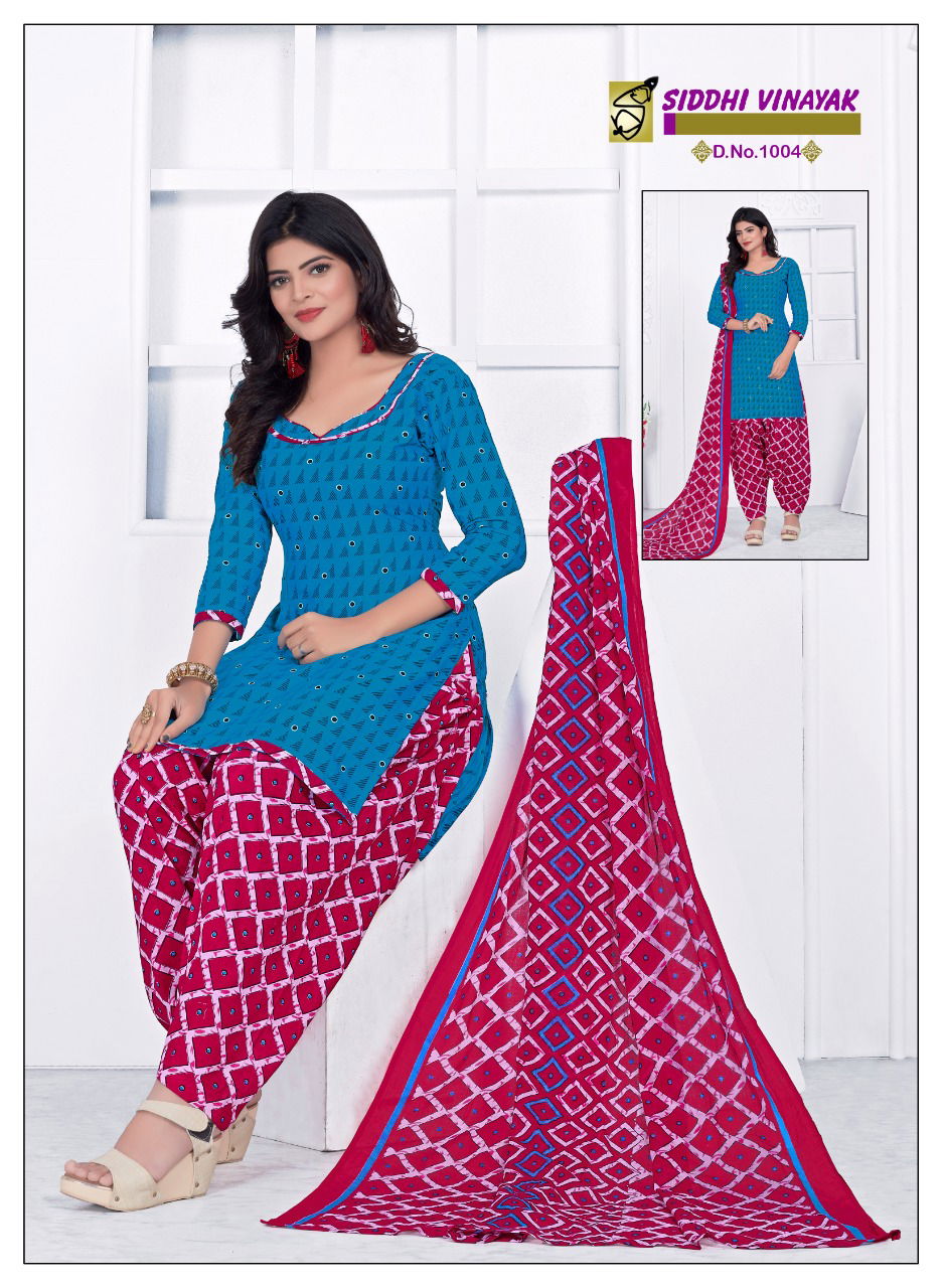Siddhi Vinayak Patiyala Special 3 Latest Daily Wear Cotton Printed Dress Material Collection