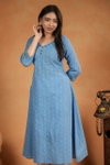 Naisha K 399 Cotton Handloom Hand Work Kurti With Pant Bulk Orders In India