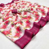 VK4156 Linen Digital Printed Saree Catalog