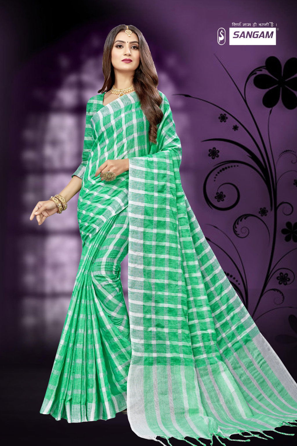 Sangam Red Carpet 2 Latest Fancy Designer Casual Wear Cotton Linen Printed Sarees Collection
