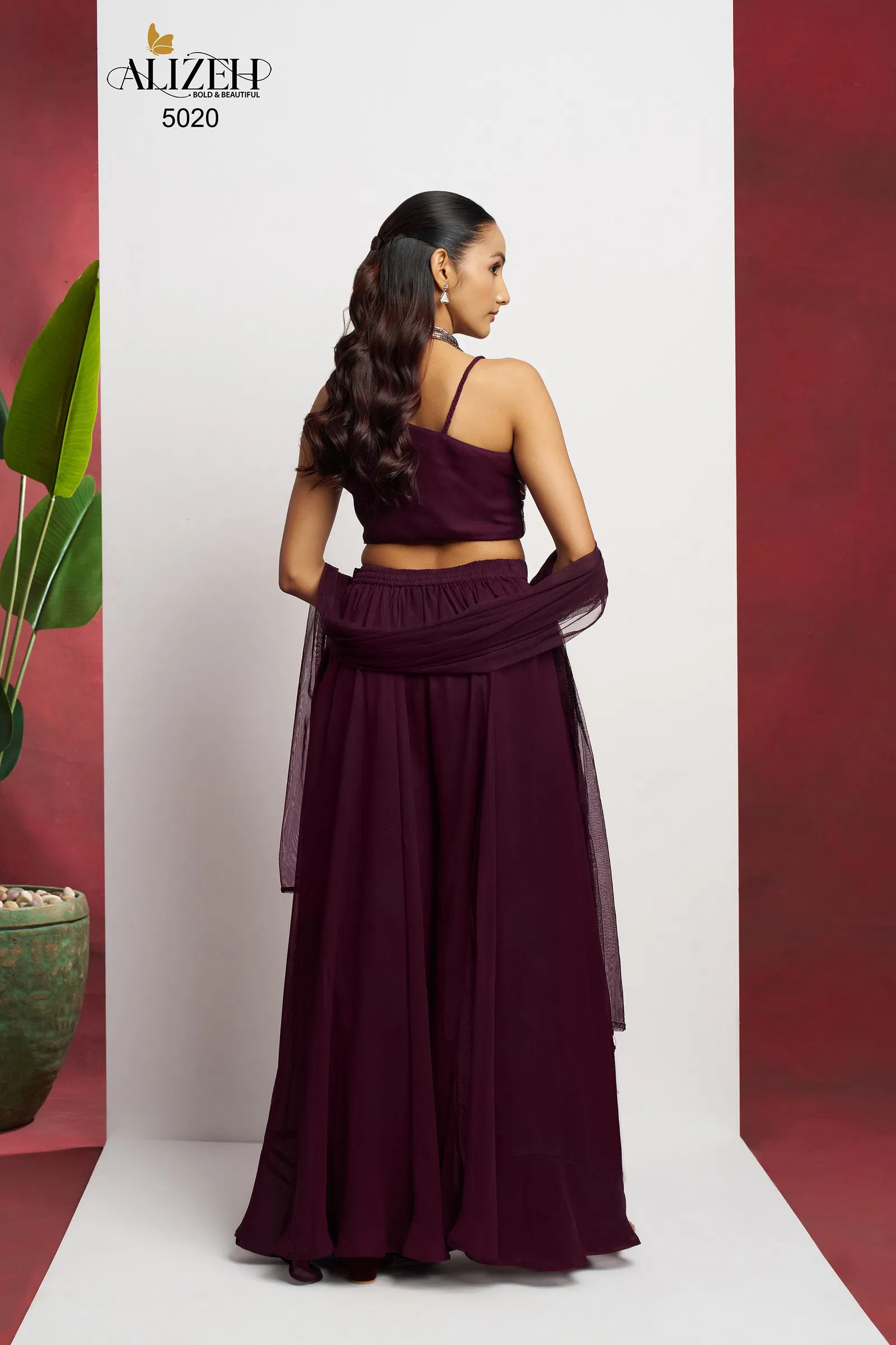Readymade 3 by Alizeh Georgette Party Wear Indo Western Wholesale Online