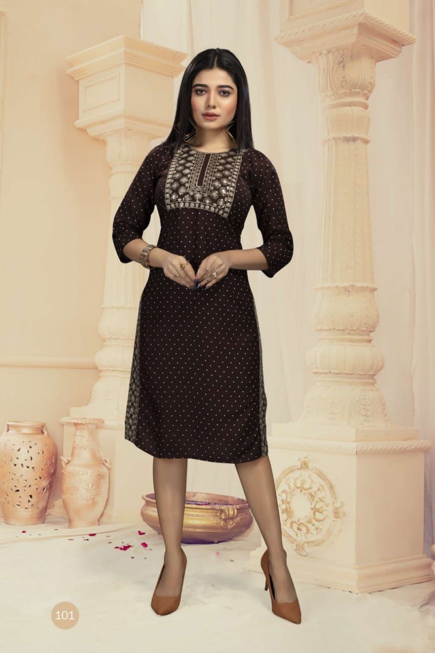 Beauty Queen Muskan 2 Casual Daily Wear Rayon Designer Kurti Collection