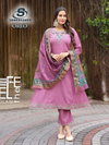 Oreo Vol 1 By Sankheswer Vertican Fancy Wholesale Kurti With Bottom Dupatta Suppliers In India