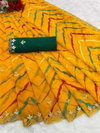 Mahek 192 Georgette Printed Leheriya Saree Wholesale Suppliers In Mumbai