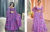 Multi Stripe 01 Georgette Fancy Printed Lehenga Choli Exporters In India