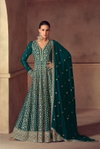 Hazael By Gulkayra Chinon Embroidery Gown With Dupatta Wholesalers In Surat