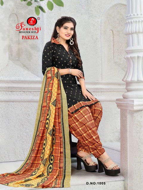 Ganeshji Pakiza Cotton Printed Casual Daily Wear Dress Material Collection