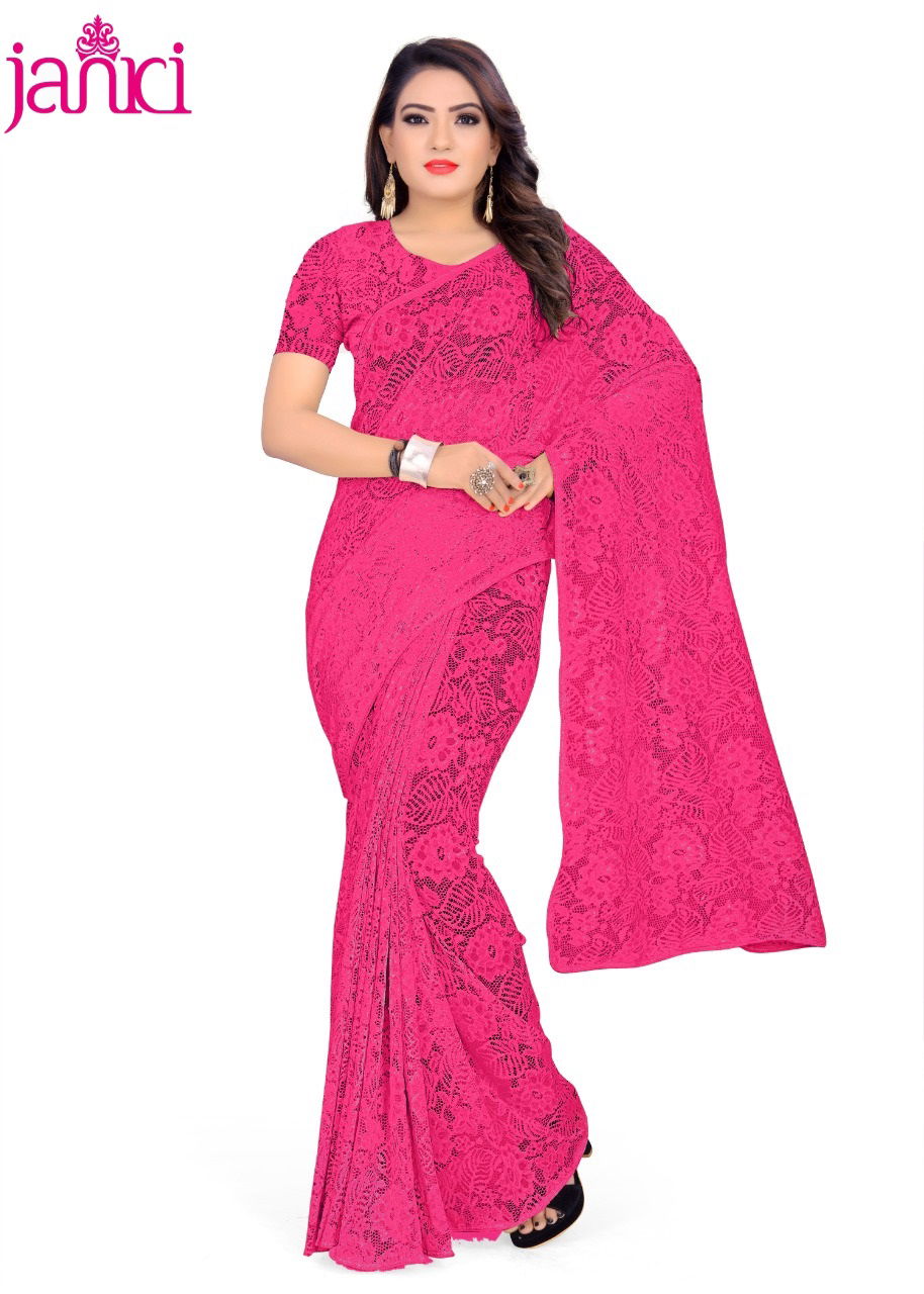 Full Net Designer Stylish Party Wear Saree Collection 