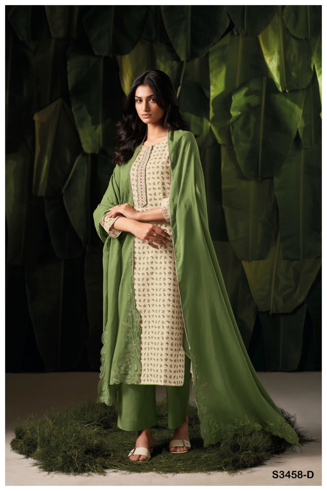 Frieda 3458 By Ganga Cotton Printed Designer Salwar Suit Suppliers In India
