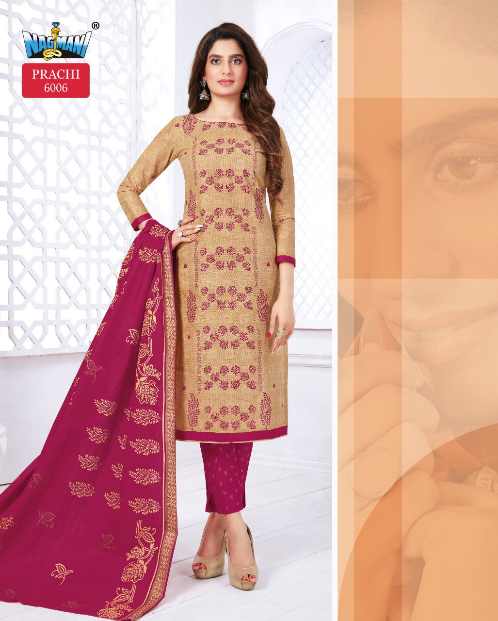 Nagmani Prachi Vol 6 Latest Pure Cotton Printed Daily Wear Dress Material Collection 