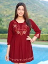 BOLD V Raaji Viscose Rayon Designer Ladies Top Catalog