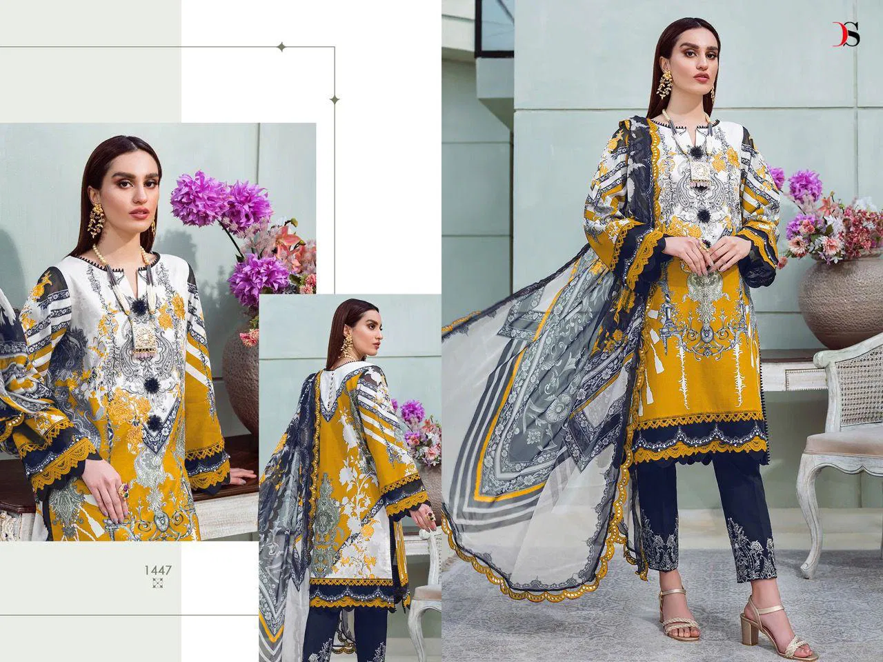 Deepsy Bliss Lawn 22 New Festive Wear Designer Cotton Embroidery Pakistani Salwar Kameez