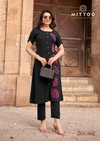 Baawri By Mittoo Rayon Threadwork Kurti With Bottom Wholesale Online