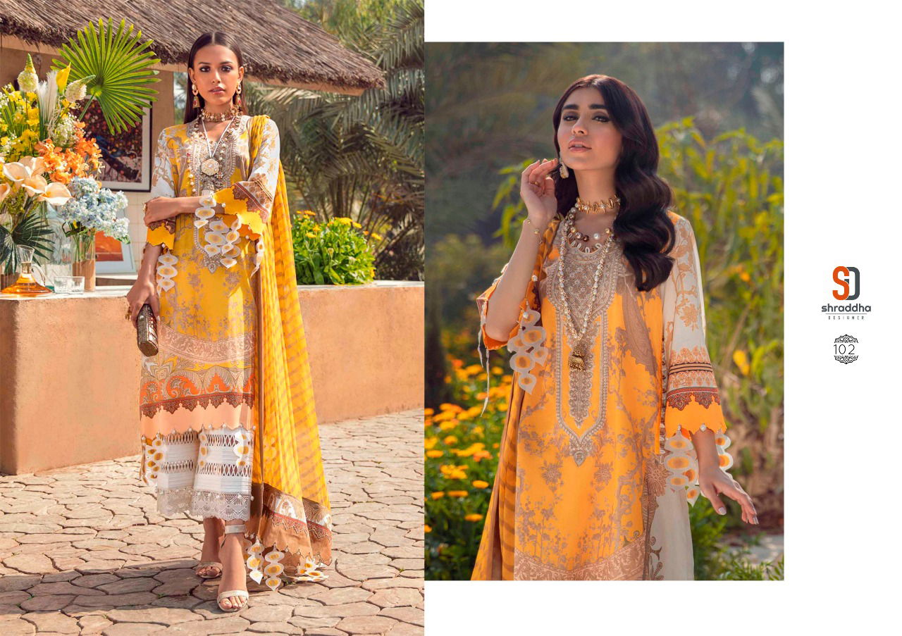Shraddha Sana Safina Latest Designer Fancy Casual Wear Print Pakistani Salwar Suits Collection
