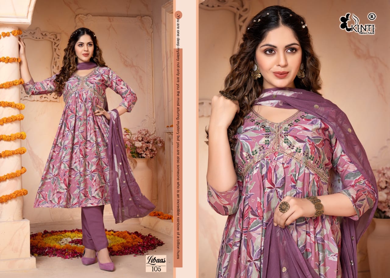 Libaas By Kinti Kurti WIth Bottom With Dupatta Catalog