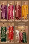Hanshika Vol  4 By Triple Aaa Viscose Musleen Jequard Dress Material Online Wholesale