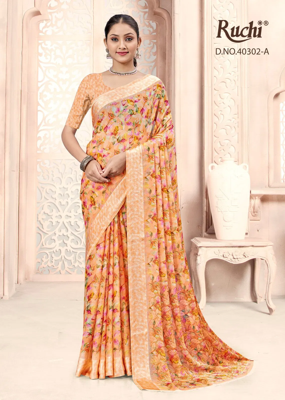 Cherry Vol 44 By Ruchi Chiffon Daily Wear Wholesale Saree Suppliers In Mumbai
