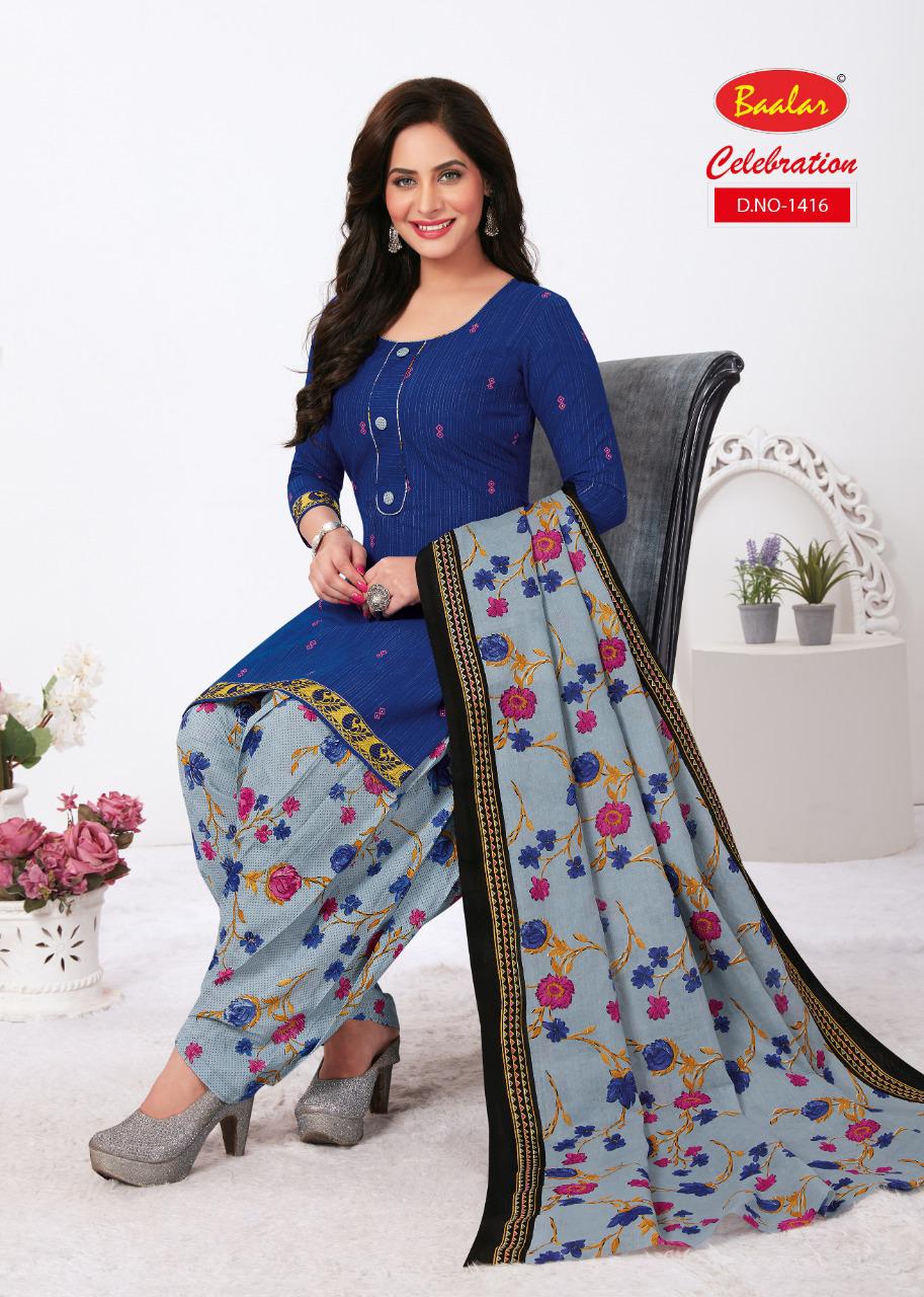 Baalar Celebration Patiyala Special 14 Cotton Printed Ready Made Collection
