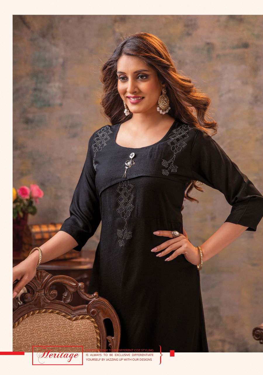 Wanna Shayona 2 Ethnic Wear Rayon Designer Kurti Collection