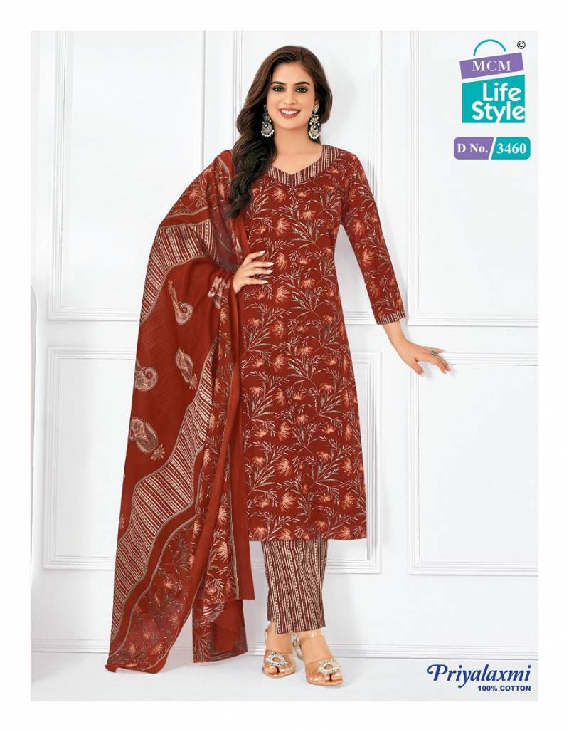 Priyalaxmi Vol 34 By Mcm Cotton Printed Dress Material Surat Wholesale Market