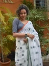 Independence Day MG 576 Plain Linen Printed Tiranga Saree Collection