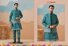 Royal Rivaaj by Shubhvastra Viscose Mens Kurta With Koti Bottom Exporters In India