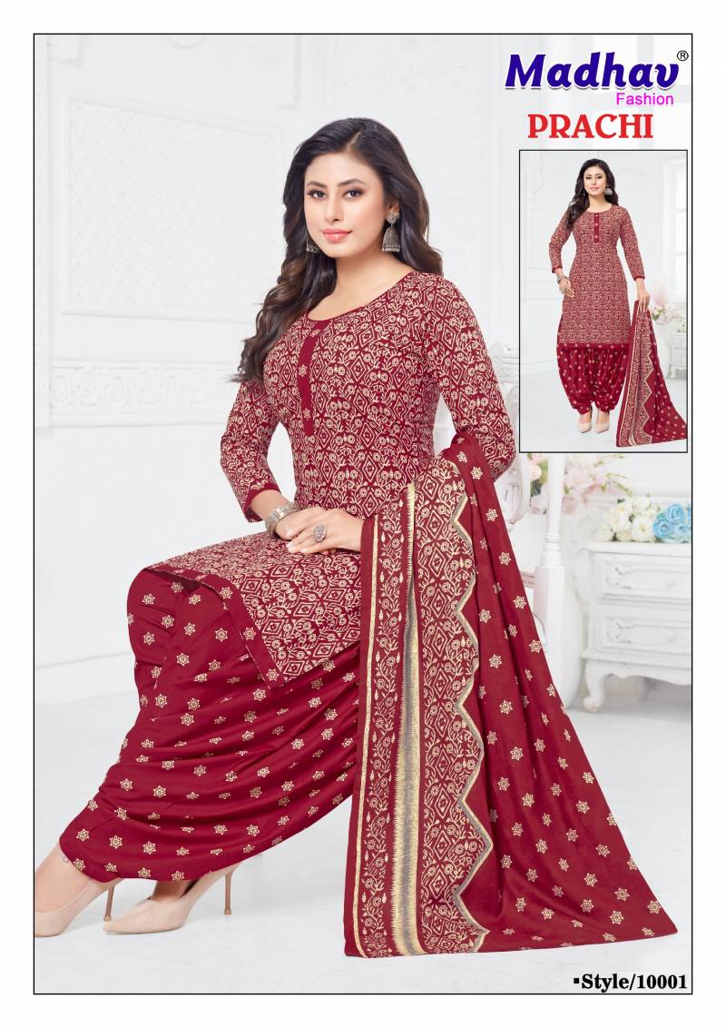 Prachi Vol 10 By Madhav Cotton Printed Dress Material Wholesale Price In Surat
