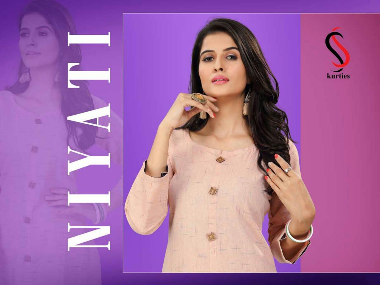 SS Niyati Latest Anarkali Style Three Fourth Hand Stylish Kurtis Collection  