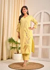 Naisha K 101 Cotton Flex With Embroidered Kurti With Bottom Bulk Orders In India