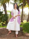 Bhavini By Aanchi Roman Silk Flair Wholesale Kurti With Bottom Dupatta In India