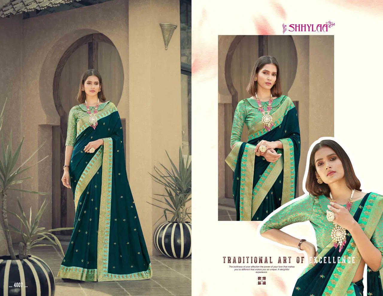SHHYLAA COCKTAIL  HEAVY  BANARSI LACE LATEST FANCY DESIGNER SIKL SAREE COLLECTION
