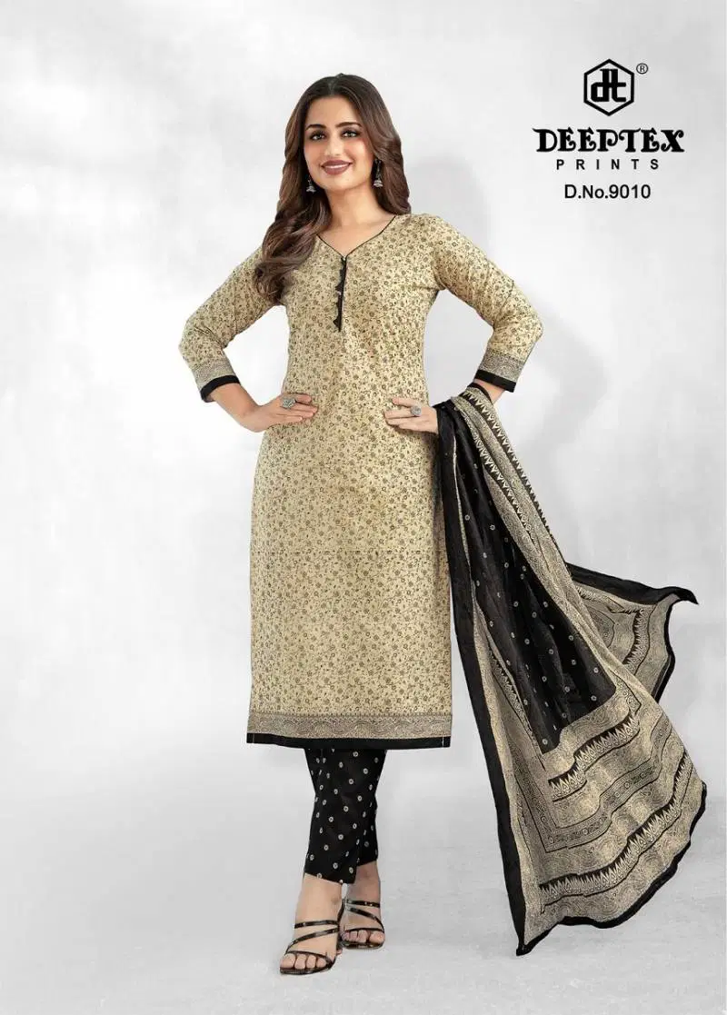 Aaliza Vol 9 By Deeptex Cotton Printed Fancy Dress Material Suppliers In India
