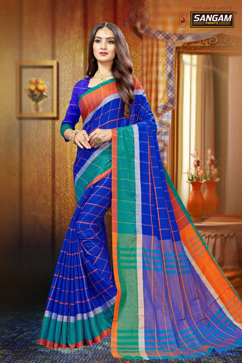 Sangam Red Carpet 1 latest fancy Designer Casual Wear Linen Cotton Sarees Collection
