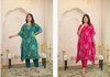 Naisha K 157 Vol 2 Chinon Printed Kaftan With Bottom Wholesale In India