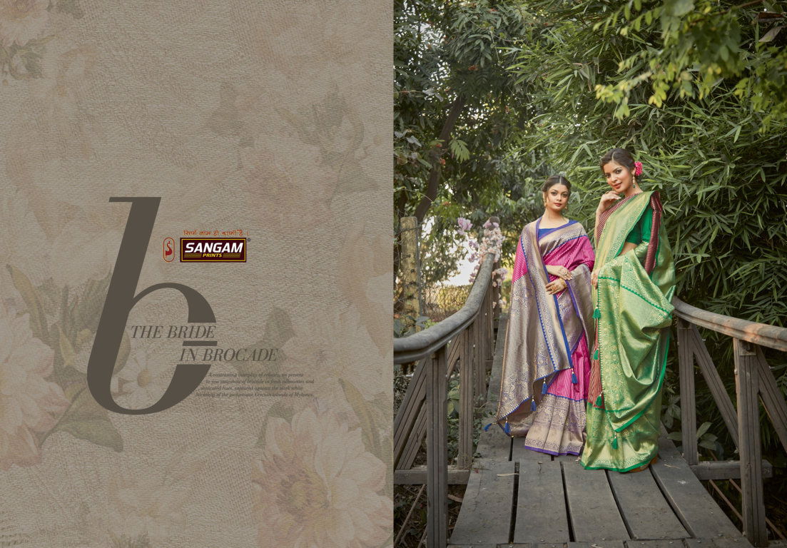 Sangam Kalighata Silk Latest Fancy Designer Festive Wear Silk Sarees Collection
