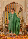 Naisha K 381 Cotton Straight Embroidery Work Kurti With Pant Dupatta Wholesale Market In Surat