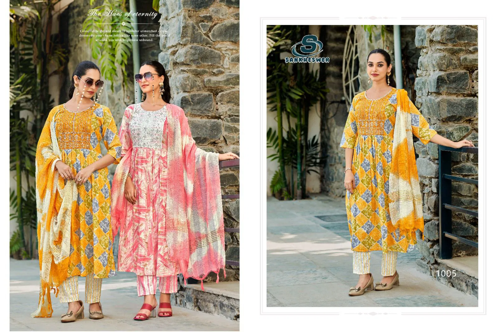 Aashiqui Gold Vol 1 By Sankheswer Printed Kurti With Bottom Dupatta Orders In India