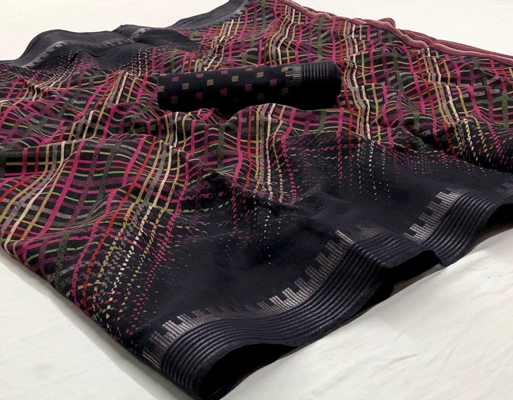 Latest Designer Printed Daily Wear Saree Collection  