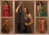 Shivali Tyohaar Beautiful Upada Prints Elegant Look Indo Western Gown Catalog