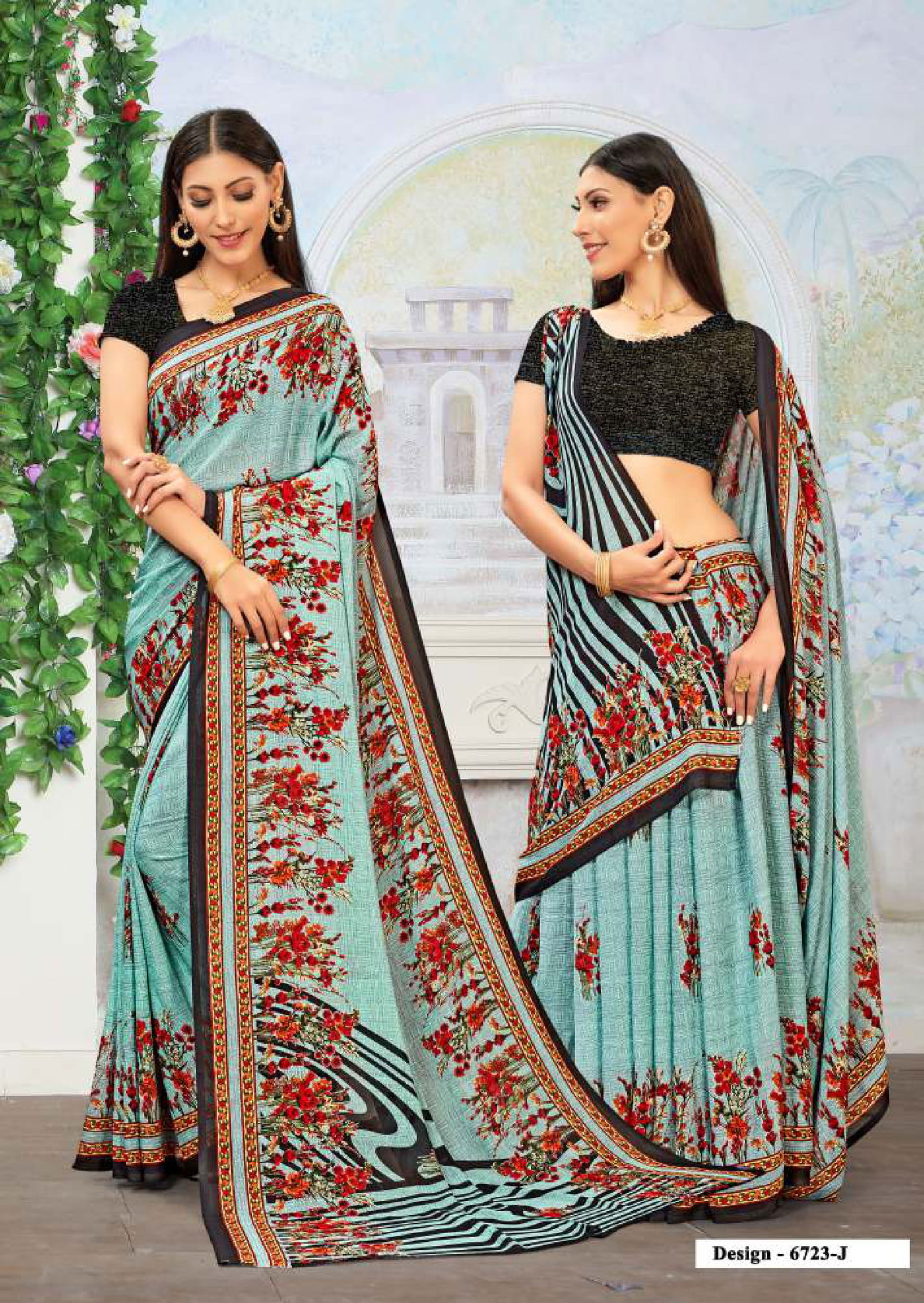 Pankhuri Plus 25 Latest fancy Heavy Rennial Regular Wear Printed Saree Collection
